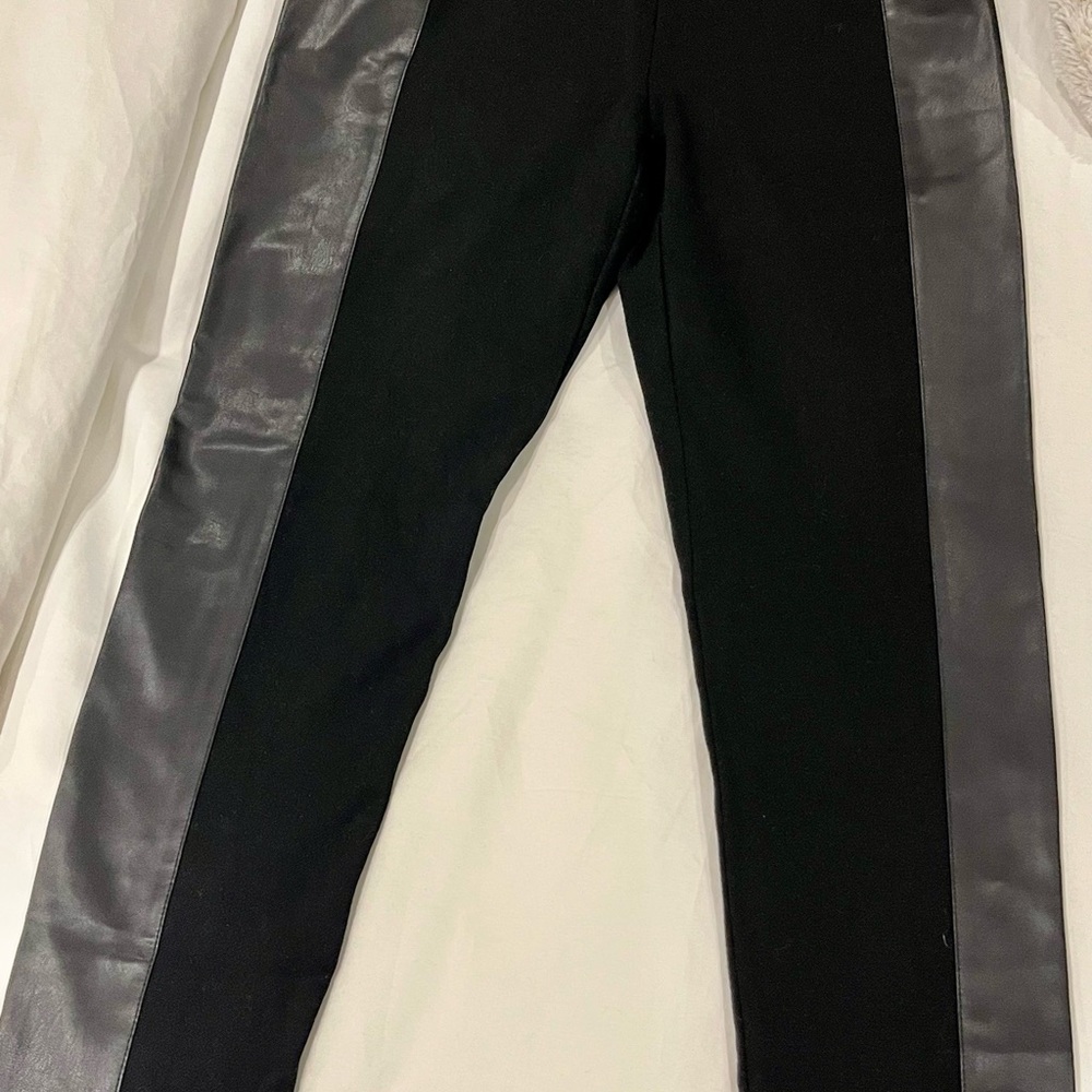 Cabi Leggings with leather